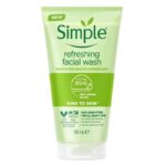 ژل شستشو صورت شاداب کننده و طراوت بخش سیمپل Simple Kind To Skin Refreshing