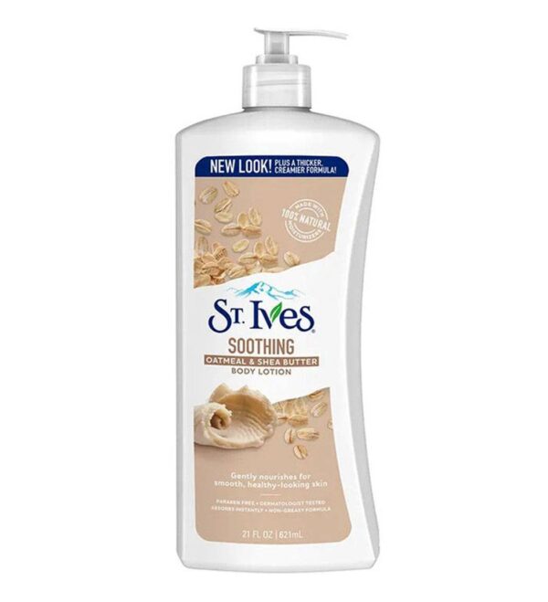 لوسیون بدن جوی دوسر سینت ایوز St Ives Soothing Oatmeal حجم 621 میلی لیتر