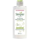 لوسیون پاک کننده سیمپل Simple مدل kind to skin حجم 200 میل