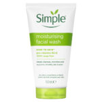 ژل شستشو صورت پوست حساس Moisturising Facial Wash سیمپل حجم 150 میل