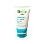 ژل شستشوی صورت سیمپل simple purifying gel wash مناسب پوست چرب و مختلط حجم 150