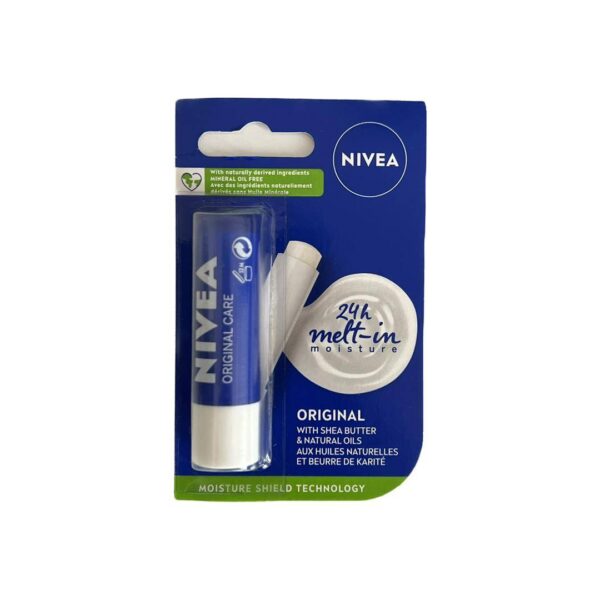 بالم لب نیوا اورجینال رفع خشکی و ترک لب Nivea Original حجم 5.5 میل