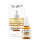 سرم جوانسازی طلا و کلاژن دریایی بالانس اکتیو فرمولا Balance Gold Marine Collagen حجم 30 میلی لیتر