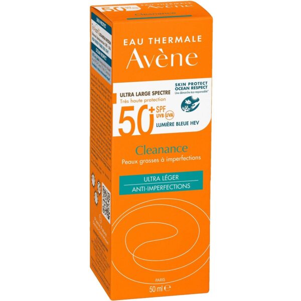 ضدآفتاب و ضدجوش اون کلینانس Avene Cleanance SPF50 حجم 50 میلی لیتر