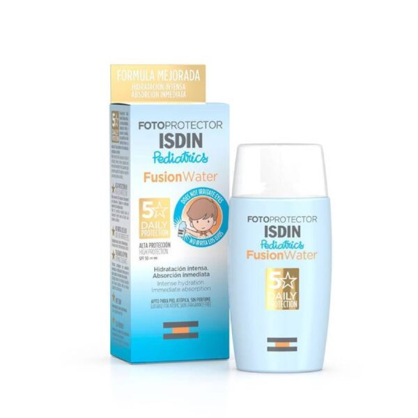 کرم ضد آفتاب کودک ایزدین فیوژن واتر Isdin Fusion Water Pediatrics