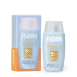 ضدآفتاب بی رنگ ایزدین فیوژن واتر مجیک Isdin Fusion Water magic SPF50 حجم 50 میلی لیتر طرح جدید تولید 2024