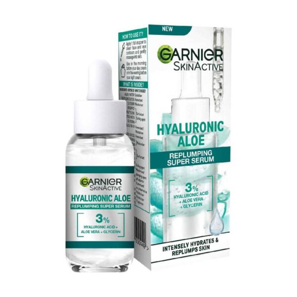 سرم آبرسان هیالورونیک و الوورا گارنیر GARNIER HYALURONIC AND ALOE SERUM حجم 30 میل