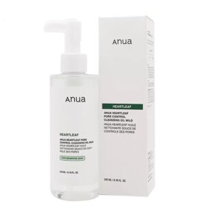 روغن پاک کننده و کنترل منافذ Anua مناسب انواع پوست حجم 200mL