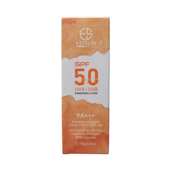 لوسیون ضد آفتاب استلین – روشن‌کننده و ضد پیری SPF 50