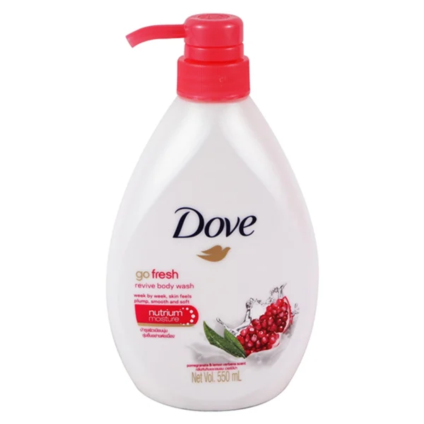 شامپو بدن پمپی انار و لیمو داو Dove Go Fresh Pomegranate Body Wash 550Ml