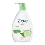 شامپو بدن داو Dove Fresh Touch حاوی عصاره خیار و چای سبز حجم 550 میل