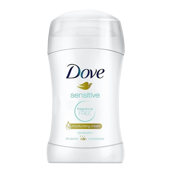 مام استیک ضد تعریق زنانه داو مدل Sensitive Fragrance Free Cream وزن 40 گرم