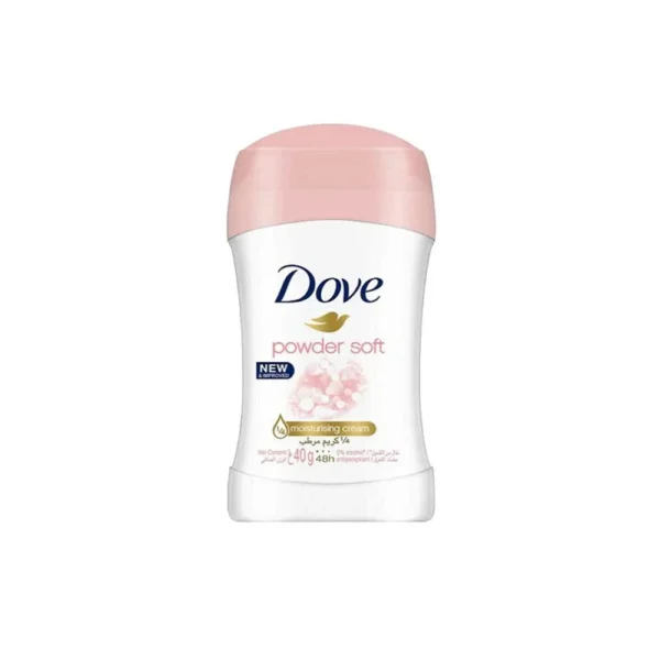 استیک دئودورانت داو Dove مدل Powder Soft وزن ۴۰ گرم