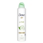 اسپری ضد تعریق زنانه داو Dove مدل Cucumber & Green Tea حجم ۲۵۰ میل