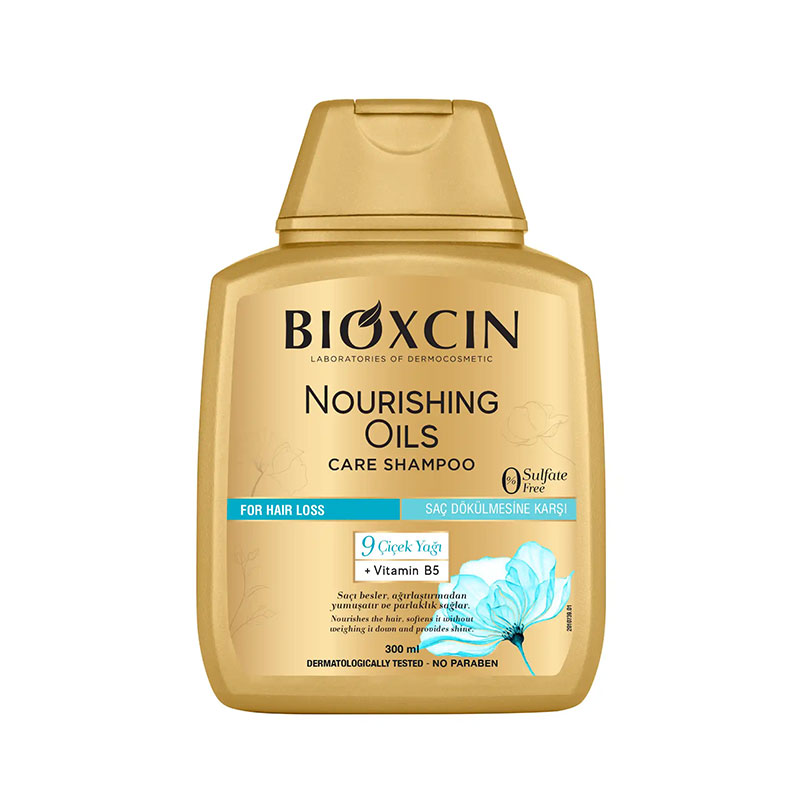شامپو ضد ریزش بیوکسین طلایی مو های خشک Bioxcin300ML