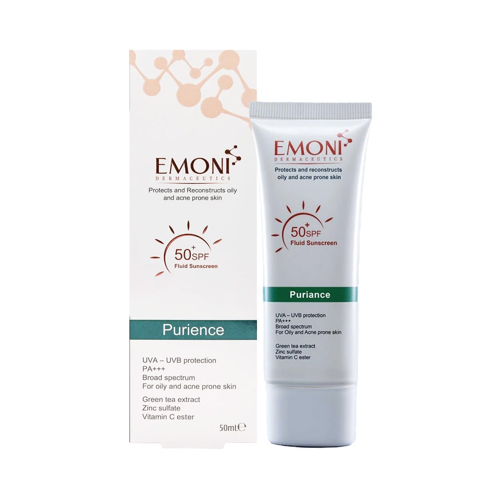 کرم ضد آفتاب امونی بیرنگ پوست مختلط و چرب پورینس 50ml SPF50