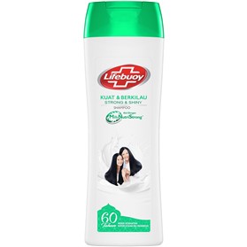 شامپو استحکام بخش و درخشان کننده موی لایف بوی Lifebuoy Strong And Shiny حجم 340 میلی لیتر