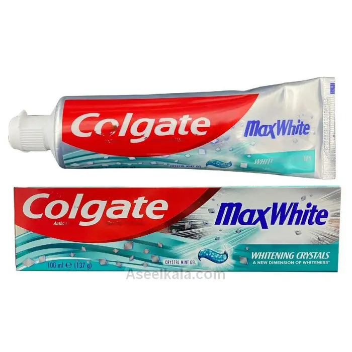 خمیر دندان کلگیت مدل Whitening Crystals | حجم 100 میل – Colgate