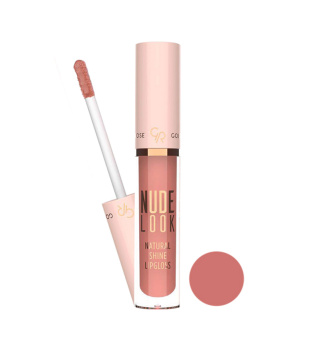 رژ لب مایع NUDE LOOK گلدن رز مدل NATURAL SHINE کد03