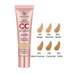 سی سی کرم گلدن رز با SPF50 مدل CC Cream شماره 102 | Golden Rose CC Cream SPF50 No.102