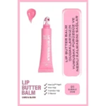 بالم لب تیوبی گلدن رز مدل Care & Gloss شماره 01 رنگ Bubble Gum | Golden Rose Care & Gloss Lip Balm No.01 Bubble Gum