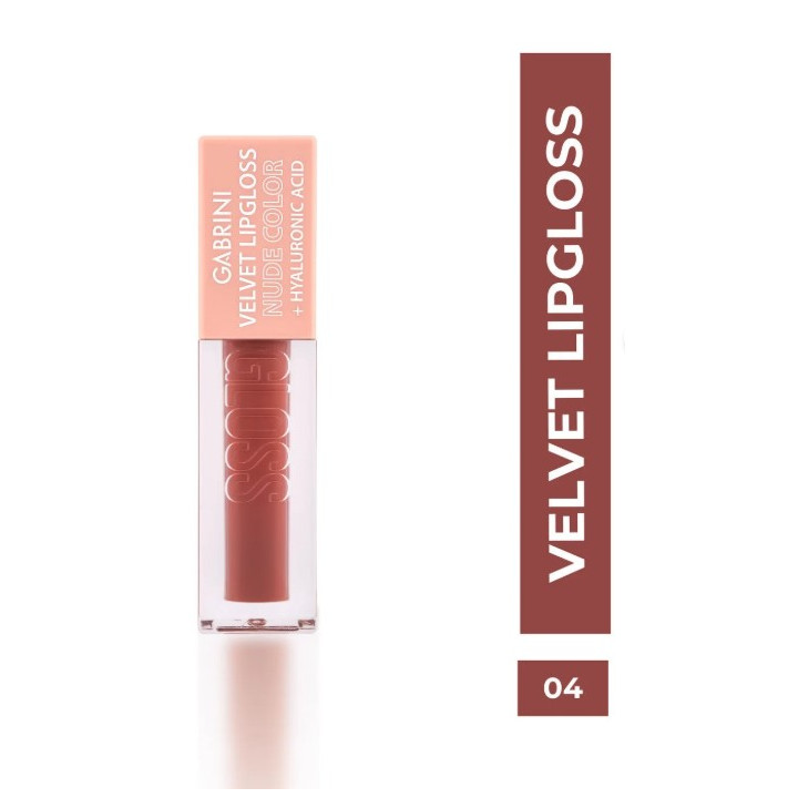 رژ لب مایع براق گابرینی Nude Velvet شماره 4